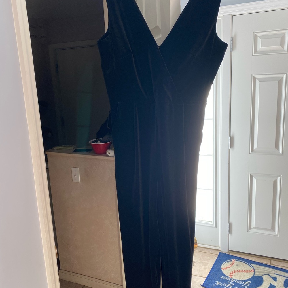 black romper velvet